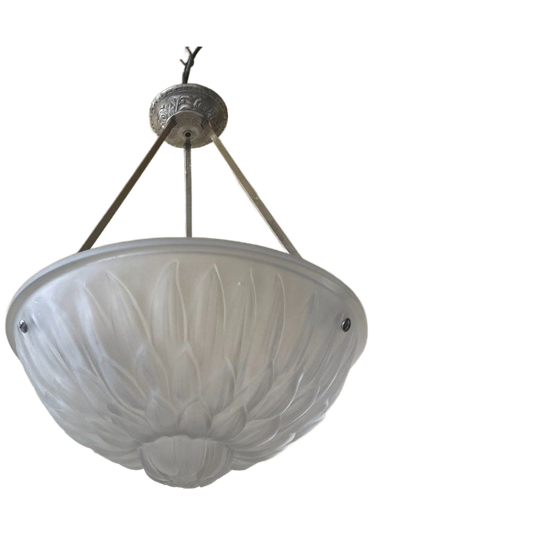 Lamp Schaallamp Hanglamp Model Artisjok Art Deco 1930 Frans 1