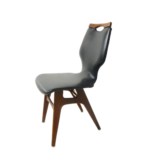 Retro Vintage Stoel Eetkamerstoel Jaren 60 Design Teak 1