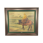 Andre De Man - Schilderij - Paardenvisser thumbnail 1