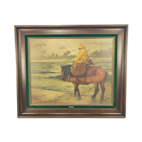 Andre De Man - Schilderij - Paardenvisser