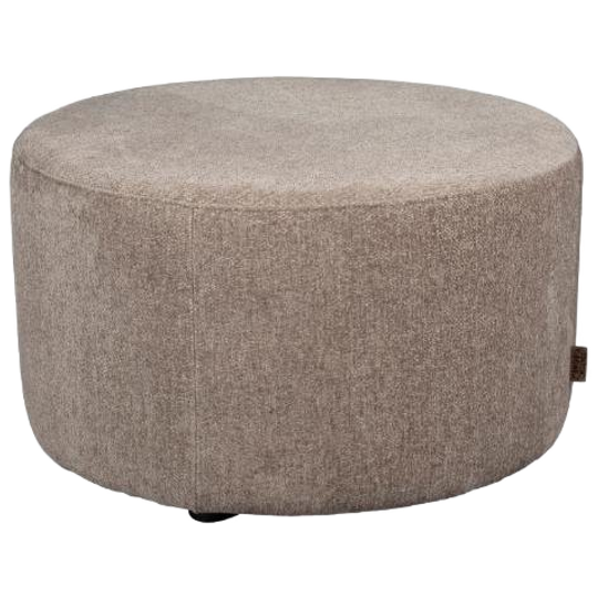 DUTCHBONE | Rocca Poef Cappuccino - Beige 1