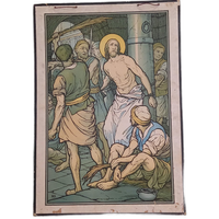 Religieuze Dubbelzijdige Antieke Schoolposters