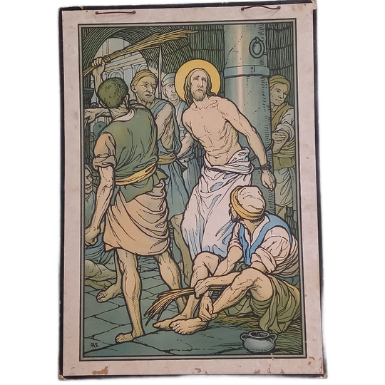 Religieuze Dubbelzijdige Antieke Schoolposters 1