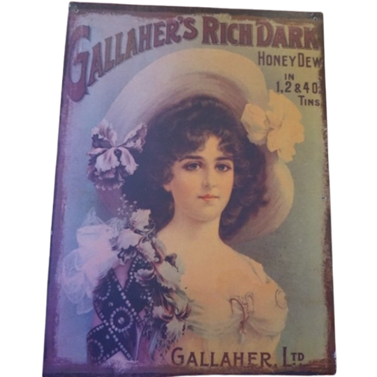 Gallaher's Rich Dark Honeydew - Vintage Wandplaquette. 1
