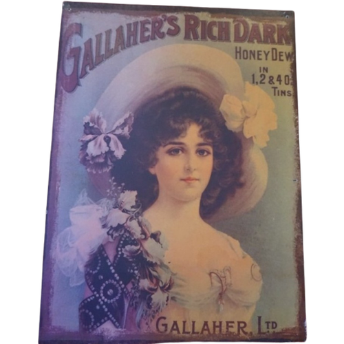 Gallaher'S Rich Dark Honeydew - Vintage Wandplaquette.