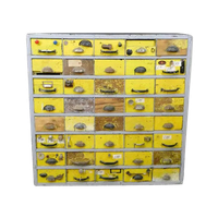 Vintage Industrial Chest Of Drawers With 40 Drawers 'Yellow'