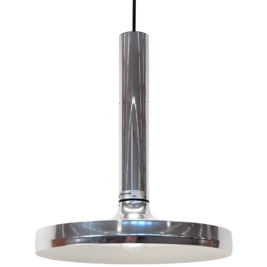 Vintage Space Age Hanglamp In Chroom Van Erco Jaren 70 1