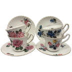 Bavaria Set Kop En Schotels Rozenprint 8 Delig thumbnail 1