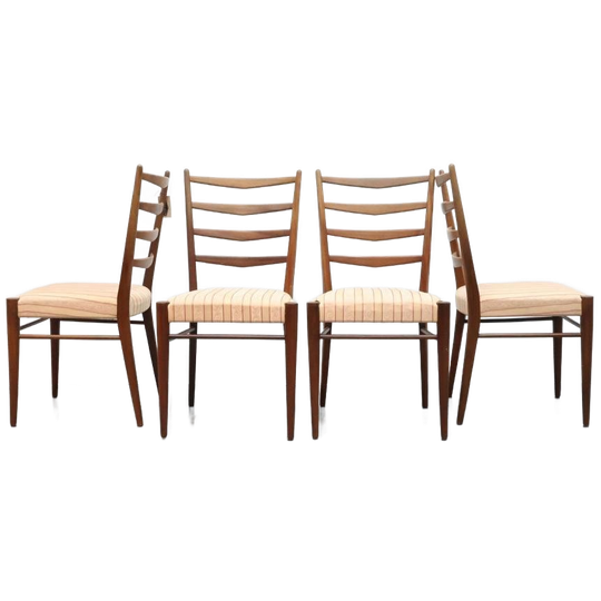 Set Van 4 Vintage Eetkamerstoelen Pastoe St 09 1