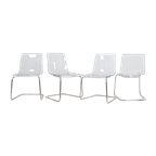 Set Van 4 Stoelen 'Tobias' Ontworpen Door Carl Öjerstam Voor Ikea, Jaren '90 thumbnail 1