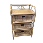 2210 Bohemian Rotan Rieten Beige Ladekast thumbnail 1