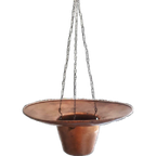 Vintage Antie Hangpot Koperen Lamp Fabrieks Lamp Hanglamp thumbnail 1