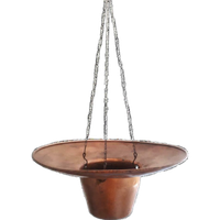 Vintage Antie Hangpot Koperen Lamp Fabrieks Lamp Hanglamp