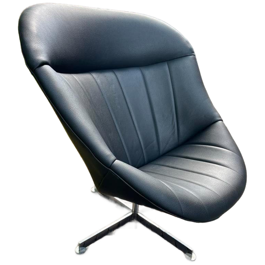 Stijlvolle Zwarte Rohe Draaifauteuil 1