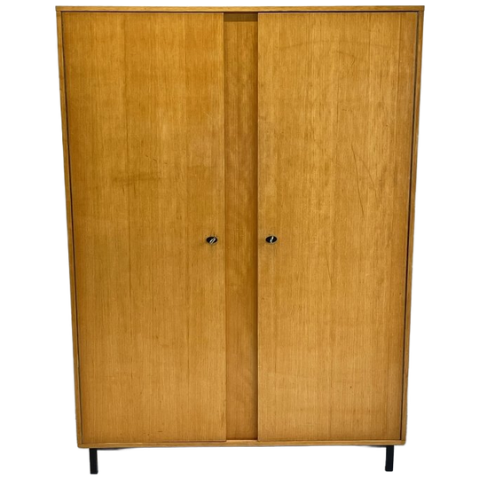 Strakke Vintage Kledingkast Licht Fineer Hang/leg/demontabel 1