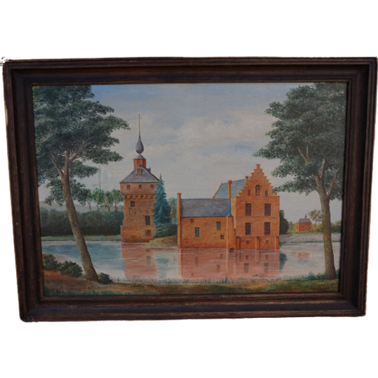 Schilderij Kasteel De Granvelle Te Sint-joost-ten-node 1