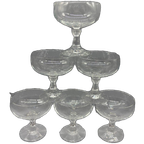 Set Champagne Coupes Edelkristal Schott Zwiesel 6 Stuks thumbnail 1