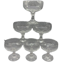 Set Champagne Coupes Edelkristal Schott Zwiesel 6 Stuks