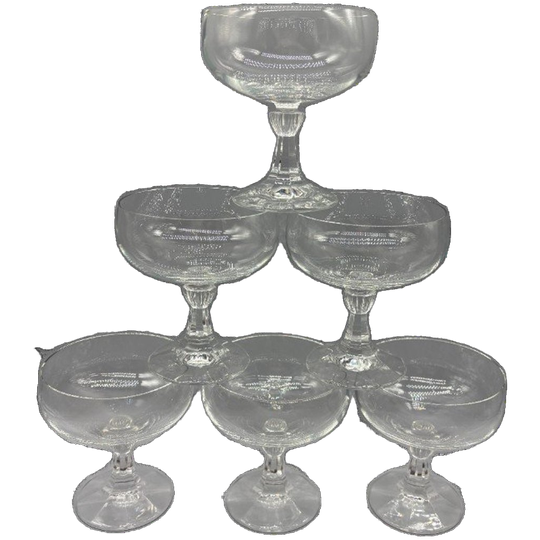 Set Champagne Coupes Edelkristal Schott Zwiesel 6 Stuks 1