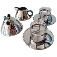 Alessi 2 Persoons Koffieservies Ontworpen Door Michael Graves, 80's 1