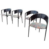 Set Van 4 Postmodern Castelijn Design Eetkamerstoelen