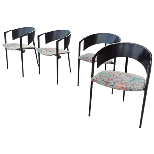Set Van 4 Postmodern Castelijn Design Eetkamerstoelen 1