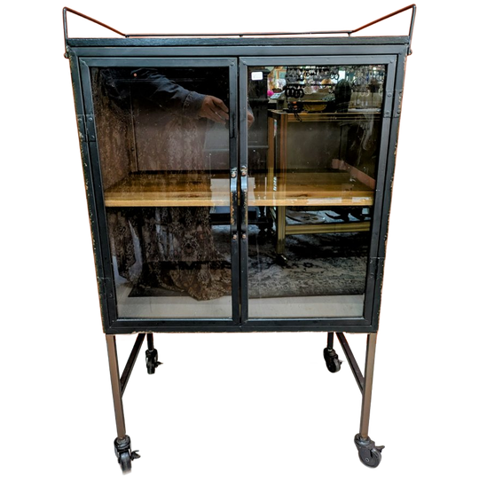 Industriële Verrijdbare Vitrinekast 1