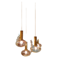 Vintage Hillebrand Leuchten Design Hanglamp Plafondlamp Lamp