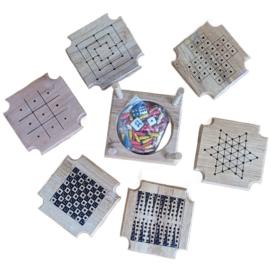 Houten Onderzetters Met Spelletjes 1