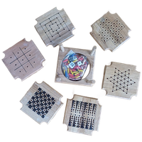 Houten Onderzetters Met Spelletjes