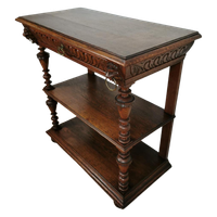 Landelijke Frans Eikenhouten Sidetable Wandtafel Met Lade