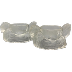 Set Vintage Persglas Eierdopjes Kip 2 Stuks thumbnail 1