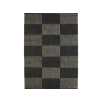 HAY Check Vloerkleed 200 X 300 Cm - Zwart - Tweedekans