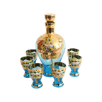 Vintage Egermann Czech Bohemian Liqueur Set, Jaren '60/'70 thumbnail 1