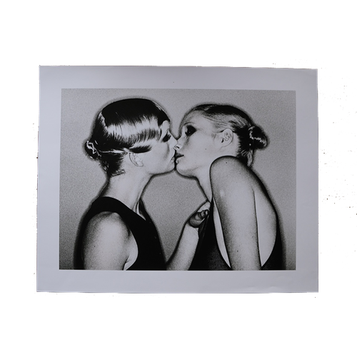 Helmut Newton 'Two Models In My Studio Kissing'