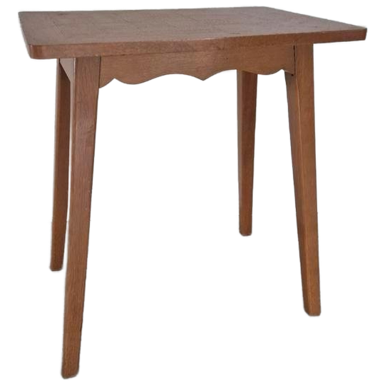 Vintage Tafel Met Ingelegd Blad 1