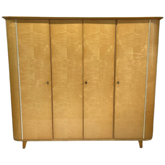 4 Deurs Vintage Kledingkast Mid Century Demontabel 1
