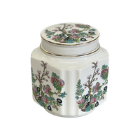 Vintage China Theebus Sadler Potje Met Deksel