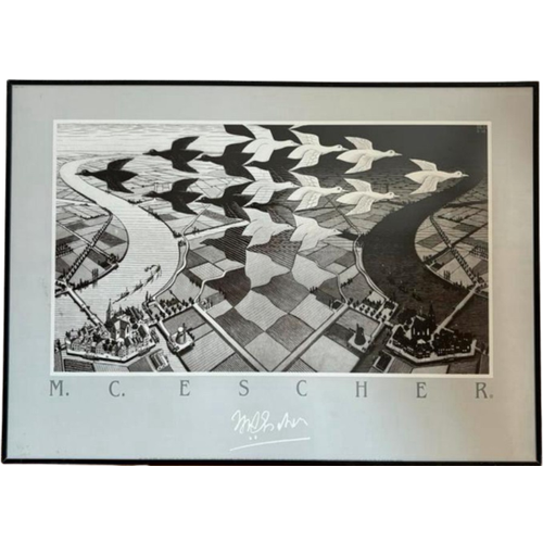 Maurits Cornelis Escher (1898-1972) - Dag En Nacht (1938)