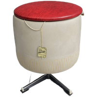 Round Skai Laundry Box / Stool 1960S