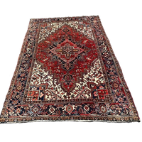 Grote Pers/Vloerkleed Karpet Vintage 276 X 187 Cm.
