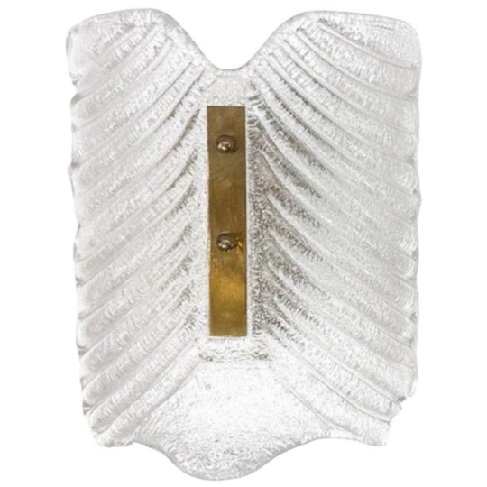 Fischer Leuchten Vintage Wandlamp Frosted Glas 1