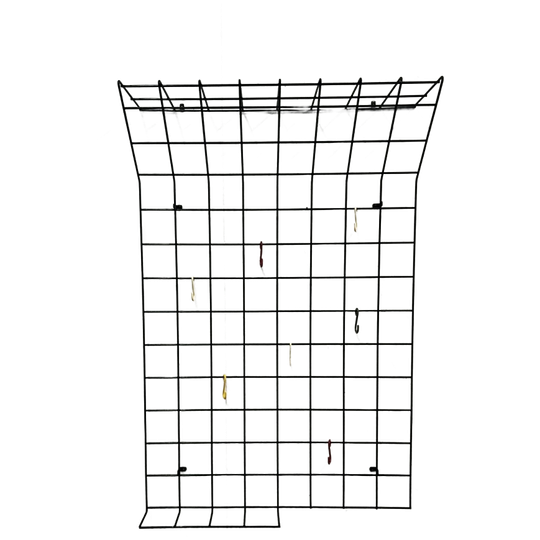 Vintage Draadstaal Wandkapstok, 1950's, Karl Fichtel, Duitsland 1
