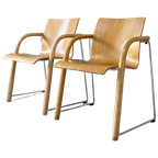 Vintage Houten Thonet Stoelen S320 thumbnail 1