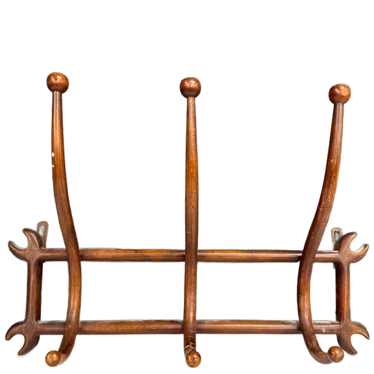 3 Haaks Kapstok Hout 1