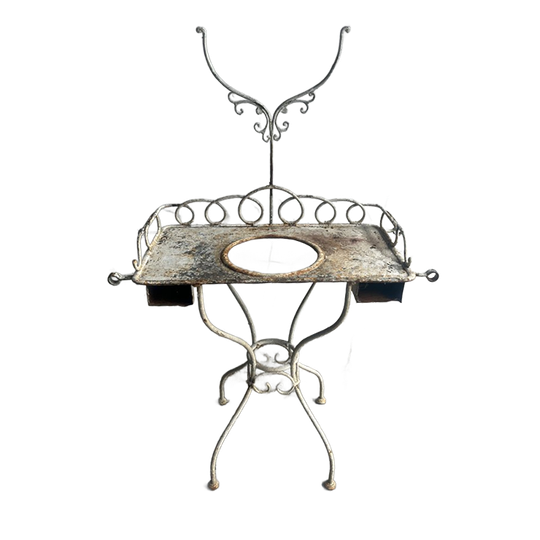 Antique French Wrought Iron Washstand, 19th Century 1