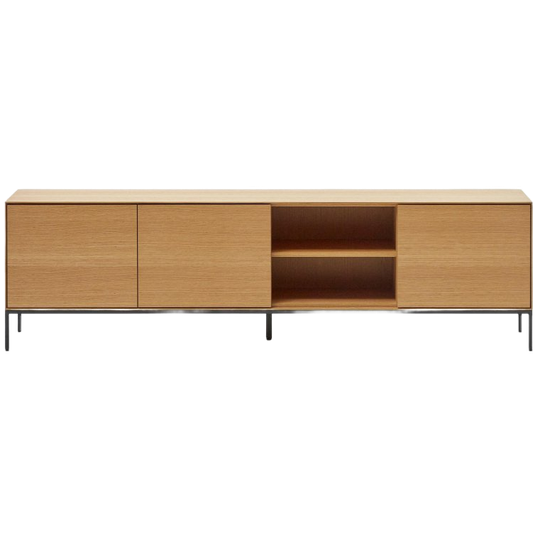 Kave Home | Vedrana Tv-meubel 195x55 Eiken 1