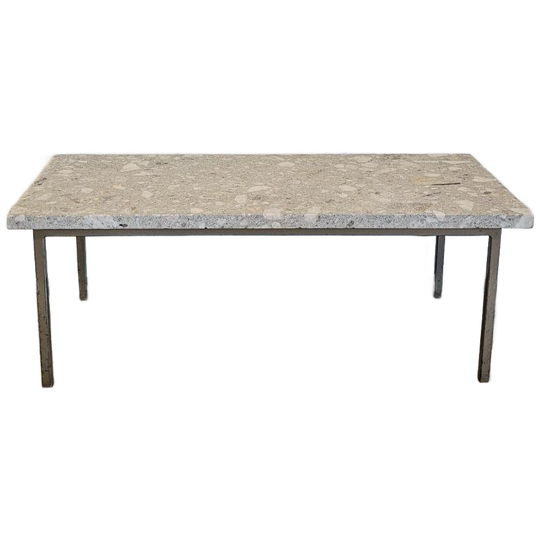 Vintage Marmeren Salontafel Marble Coffe Table Side Table 1