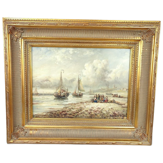 Hendrick Vader - Hollands Strandzicht 1