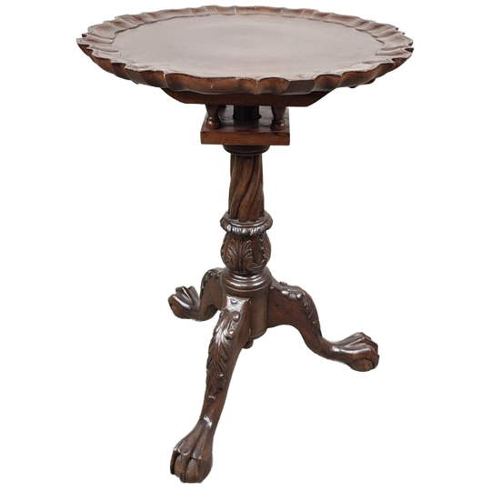 Gesculpteerd Houten Chippendale Tafeltje 1